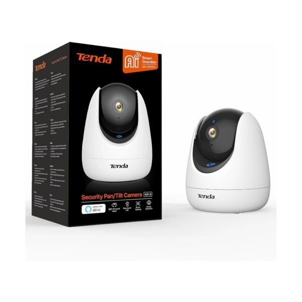 Tenda CP3 Pro 2K Cámara de seguridad interior con WiFi 6 y detección AI para bebés/mascotas - Monitor de bebé, cámara para mascotas para el hogar, llamadas con un solo toque, visión nocturna, cifrado