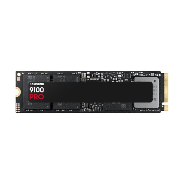 Samsung SSD 9100 PRO 4TB, PCIe 5.0x4 M.2 2280, velocidades de lectura secuenciales de hasta 14,800 MB/s, lo mejor para computación AI, juegos y estaciones de trabajo resistentes (MZ VAP4T0B/AM)