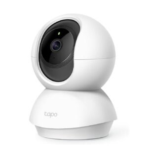 TP-Link - Cámara de seguridad tapo panorámica/inclinable para monitor de bebé, cámara para mascotas con detección de movimiento, 1080P, audio de 2 vías, visión nocturna, almacenamiento en la nube