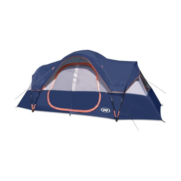 UNP Tienda de campaña para 10 personas, tiendas familiares, fiestas, tienda de campaña para festivales de música, grande, fácil de instalar, 5 ventanas de malla grandes, doble capa, 2 habitaciones
