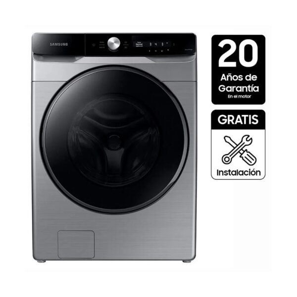 Lavadora SAMSUNG Carga Frontal 22 kg (48lb) WF22C6400AP/CO