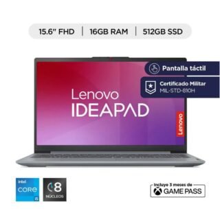 Portatil Tactil LENOVO IdeaPad Slim 3 Intel Core i5 12450H RAM 16 GB 512 GB SSD