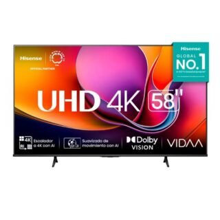Televisor HISENSE 58 pulgadas LED Uhd4K Smart TV 58A6NV