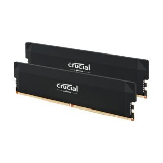 Crucial Kit de RAM DDR5 Pro de 32 GB (2 x 16 GB), CL36 6000 MHz, memoria para juegos de sobreaceleración de sobreaceleración, compatible con Intel XMP 3.0 y AMD Expo, color negro - CP2K16G60C36U5B