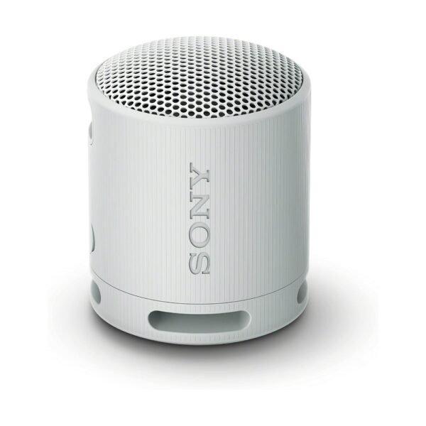 Sony SRS-XB100 Altavoz de viaje inalámbrico Bluetooth portátil, ligero, supercompacto, duradero, IP67, impermeable y a prueba de polvo, batería de 16 horas, correa versátil, llamadas manos libres