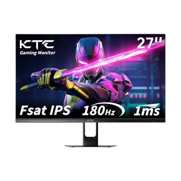 Monitor de juegos de 27 pulgadas 180Hz, Full HD 1920x1080 Monitor de computadora IPS rápido, DP 1.4 y HDMI 2.1 puertos 1Ms FreeSync Monitor de PC gamer, HDR, montaje VESA, H27F22
