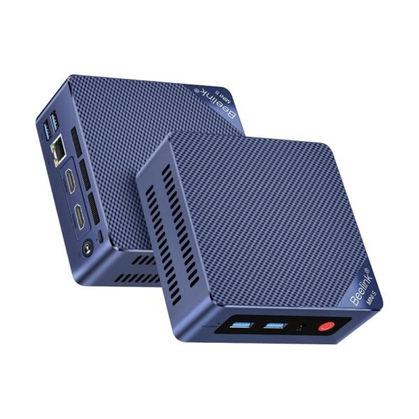 Beelink Mini PC, procesador Intel Alder Lake-N95 de 12ª generación (hasta 3.4 GHz), 8 GB DDR4 RAM 256 GB SSD, Mini computadora compatible con pantalla dual 4K, WiFi 5/BT4.2/USB3.2/1000 Mbps LAN/WOL