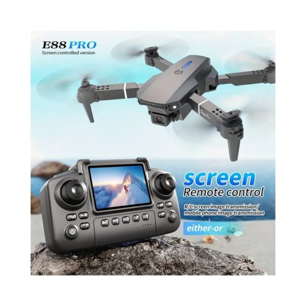 El Dron Más Vendido de 2025 con Pantalla HD, Cámara Dual, Despegue y Vuelo por Un Tocado, Control por USB y Aplicación, Resistente al Caída - El Regalo Perfecto para Fotografía en Excursiones al Aire Libre